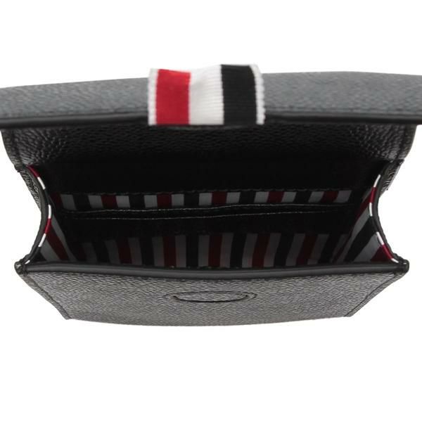 THOM BROWNE クロスボディフォンホルダー ダークグレー