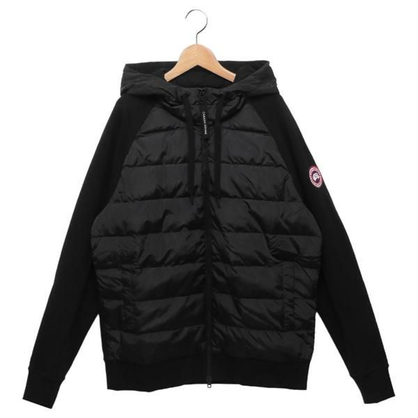 カナダグース ダウンジャケット コート CANADA GOOSE ハイブリッジ ヒューロン フルジップ フーディー ブラック メンズ 6843M 9061 2025秋冬新作 カナダグース ダウンジャケット コート CANADA GOOSE ハイブリッジ ヒューロン フルジップ フーディー ブラック メンズ 6843M 9061 2025秋冬新作