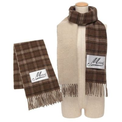 プラダ マフラー ウールスカーフ ロゴ ベージュ レディース PRADA