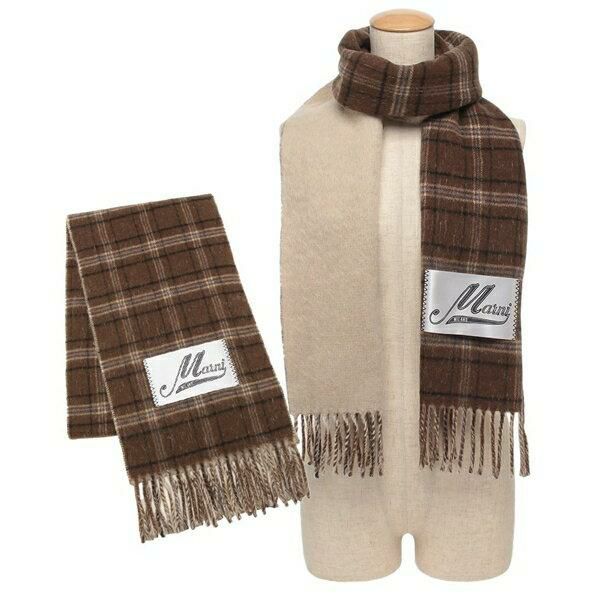 マルニ マフラー チェック柄 ロゴ レディース MARNI SCMC0144Y0 UAW060