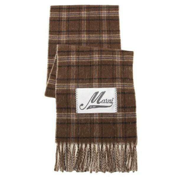 マルニ マフラー チェック柄 ロゴ レディース MARNI SCMC0144Y0 UAW060