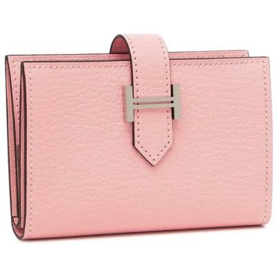 エルメス 長財布 シルクインロング ローズテキサス モーヴペール U刻印