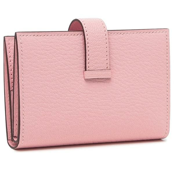 エルメス ベアンミニ シェブルミゾル ローズさくら シルバー金具 K刻印