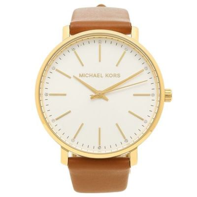 マイケルコース 時計 Michael Kors Mk2740 Pyper パイパー レディース腕時計ウォッチ ブラウン ホワイト イエローゴールド Axes