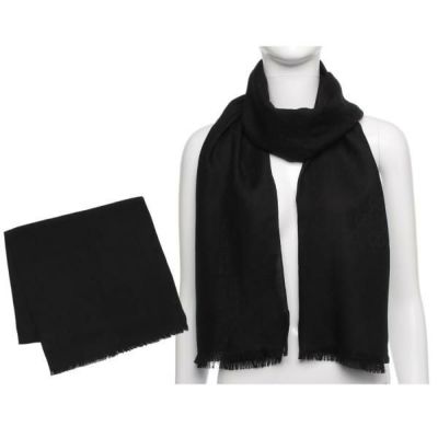 グッチ スカーフ バンダナ ストール ブラック レディース GUCCI 165904