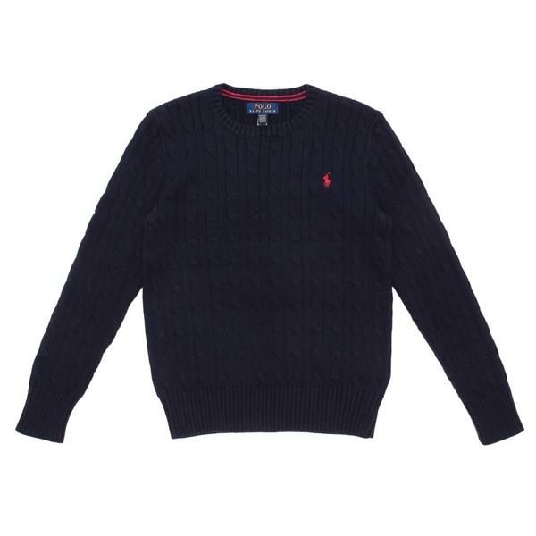 ポロラルフローレン ニット セーター ケーブルニット クルーネック