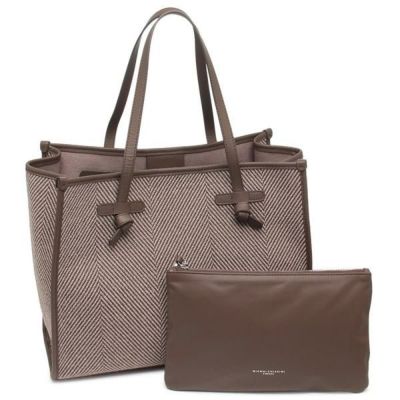 トッズ トートバッグ Tタイムレス ミディアム ブラウン レディース