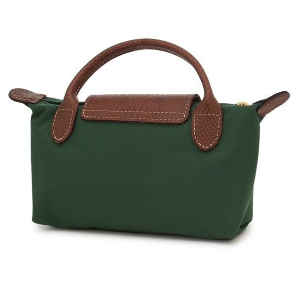 ロンシャン ポーチ プリアージュ オリジナル ハンドル付き ミニバッグ グリーン レディース LONGCHAMP 34175 089 P95 ロンシャン ポーチ プリアージュ オリジナル ハンドル付き ミニバッグ