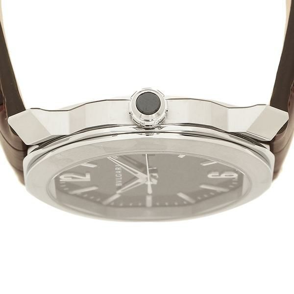 ブルガリ 時計 BVLGARI OC41C1SLD オクトローマ 自動巻き 50M防水 メンズ腕時計 ウォッチ ブラウン/シルバー 詳細画像