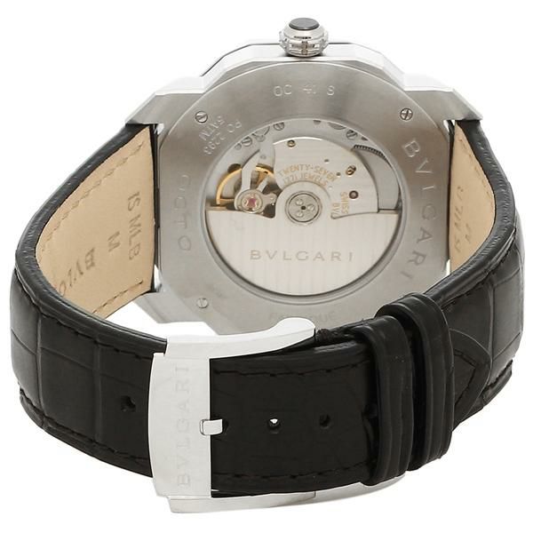 ブルガリ 時計 BVLGARI OC41C6SLD オクトローマ 自動巻き 50M防水 メンズ腕時計 ウォッチ ホワイト/シルバー 詳細画像