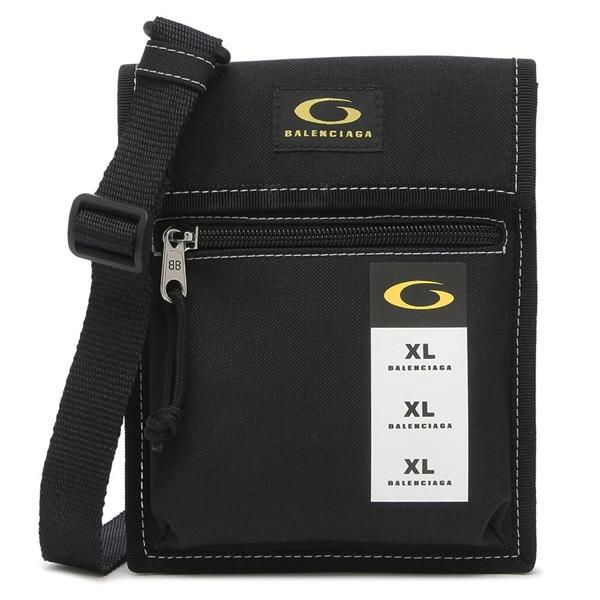 バレンシアガ ショルダーバッグ エクスプローラー ブラック イエロー