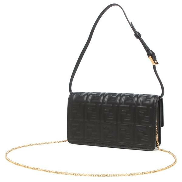 フェンディ ショルダーバッグ ハンドバッグ ブラック レディース FENDI