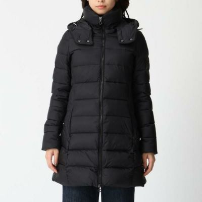 タトラス ダウンジャケット コート ポリテアマ ブラック レディース