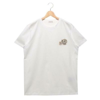 モンクレール Tシャツ カットソー ホワイト メンズ MONCLER 8C00036