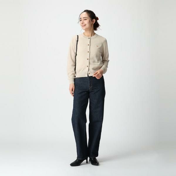 メゾンキツネ カーディガン ボレロ ベイビーフォックス ベージュ