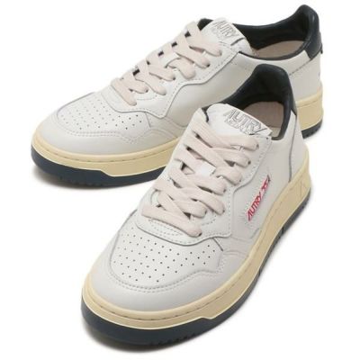 オートリー スニーカー メダリスト ホワイト ブルー メンズ AUTRY AULM