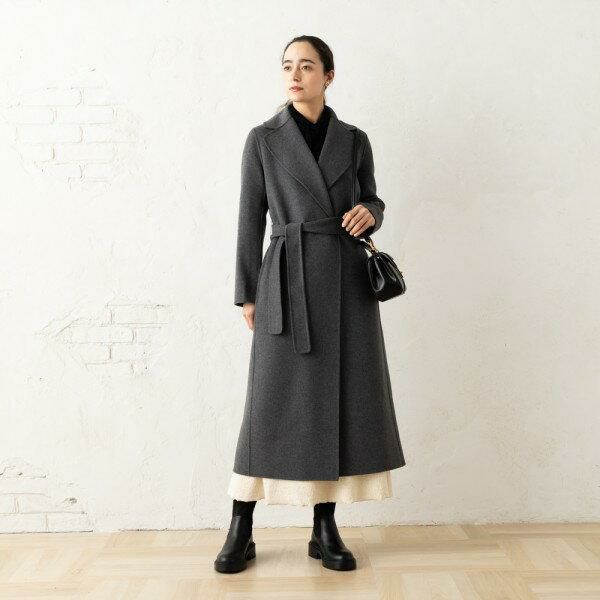 マックスマーラ コート ポルド ベルト付き レディース Max Mara