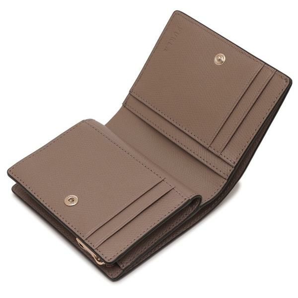 フルラ 二つ折り財布 カメリア ミニ財布 ベージュ レディース FURLA