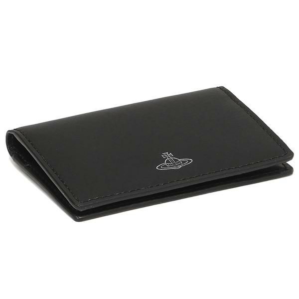 ヴィヴィアンウエストウッド パスケース VIVIENNE WESTWOOD 51110015 40242 N401 アレックス ALEX CARD HOLDER レディース 定期入れ カードケース 無地 BLACK 黒 詳細画像