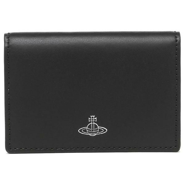 ヴィヴィアンウエストウッド パスケース VIVIENNE WESTWOOD 51110015 40242 N401 アレックス ALEX CARD HOLDER レディース 定期入れ カードケース 無地 BLACK 黒 詳細画像