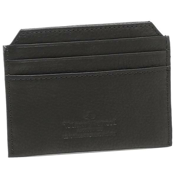 ヴィヴィアンウエストウッド パスケース VIVIENNE WESTWOOD 51110022 40240 N401 HEATH SLIM CARD HOLDER メンズ 定期入れ カードケース 無地 BLACK 黒 詳細画像