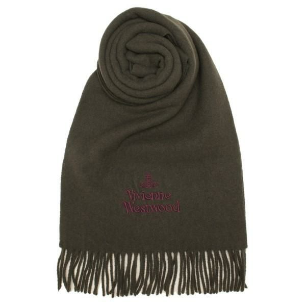 ヴィヴィアンウエストウッド マフラー ストール VIVIENNE WESTWOOD 81030007 11151 10638 W001Z 180×30 ウール レディース/メンズ 無地 詳細画像
