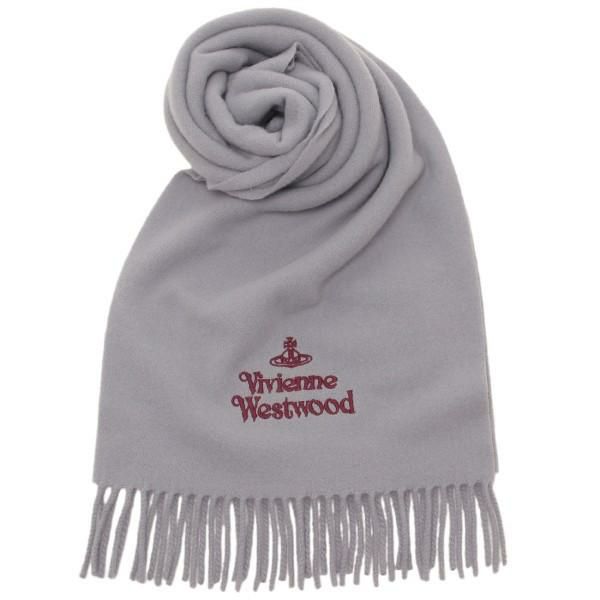 ヴィヴィアンウエストウッド マフラー ストール VIVIENNE WESTWOOD 81030007 11151 10638 W001Z 180×30 ウール レディース/メンズ 無地 詳細画像