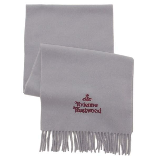 ヴィヴィアンウエストウッド マフラー ストール VIVIENNE WESTWOOD 81030007 11151 10638 W001Z 180×30 ウール レディース/メンズ 無地 詳細画像