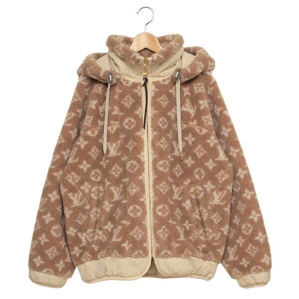 ルイヴィトン ジャケット コート モノグラム フリース フーデッド