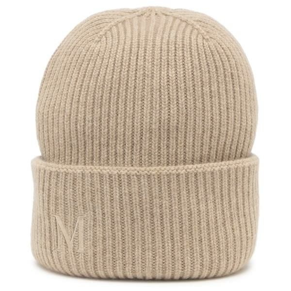 マックスマーラ ニット帽 ビーニー ベージュ レディース Max Mara