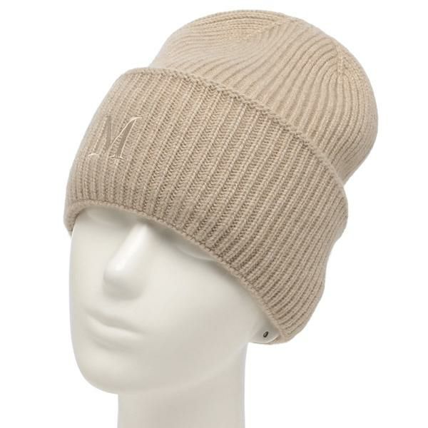 マックスマーラ ニット帽 ビーニー ベージュ レディース Max Mara