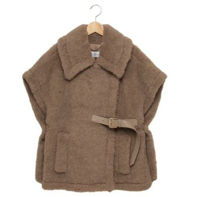 マックスマーラ コート テディ Max Mara ブラウン レディース Max Mara