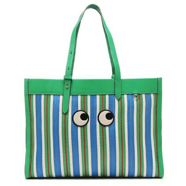 アニヤハインドマーチ トートバッグ アイズ ストライプトート メンズ