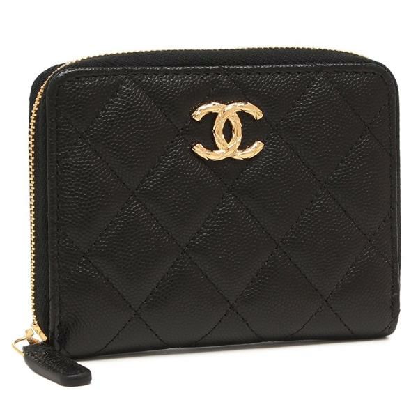 シャネル 二つ折り財布 小銭入れ コインケース マトラッセ