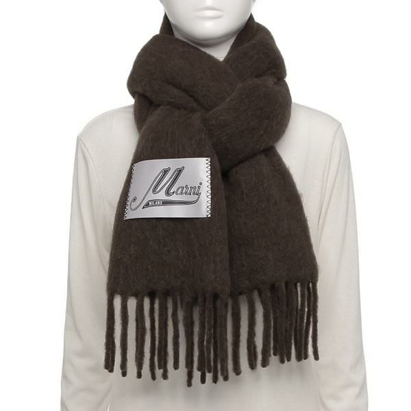 マルニ マフラー フリンジ付き レディース MARNI SCMC0059Y0 UTW918 | AXES