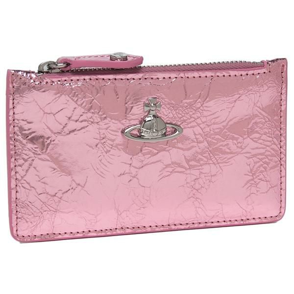 ヴィヴィアンウエストウッド フラグメントケース カードケース ピンク シルバー レディース VIVIENNE WESTWOOD 54020004W L00A7 G404 ヴィヴィアンウエストウッド フラグメントケース カードケース ピンク