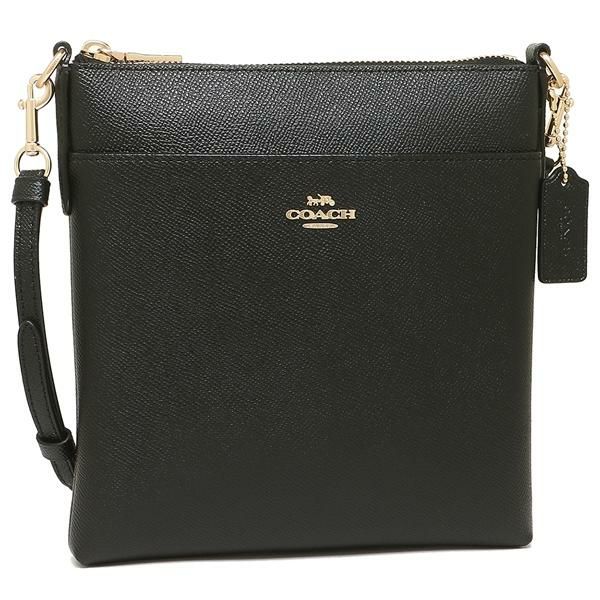 コーチ バッグ COACH 41320 GDBLK クロスグレイン メッセンジャー レディース ショルダーバッグ 無地 ブラック 黒