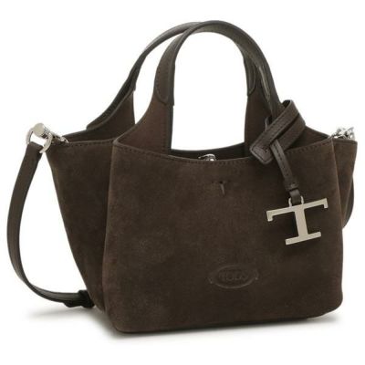 トッズ ハンドバッグ ショルダーバッグ Tタイムレス マイクロ ベージュ