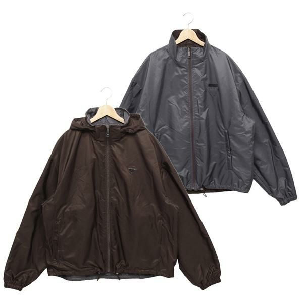 極美品　PRADA　プラダ　ナイロンジャケット　ブラウン　イタリア製 極美品 PRADA プラダ ナイロンジャケット ブラウン イタリア製 楽天