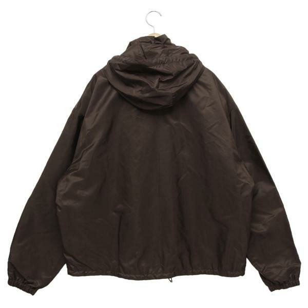 プラダ ジャケット リナイロン リバーシブル ブラウン グレー メンズ