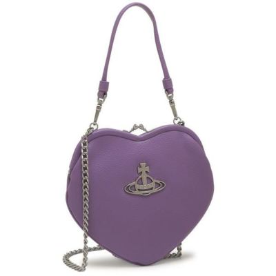 ヴィヴィアンウエストウッド ハンドバッグ ベル パープル レディース