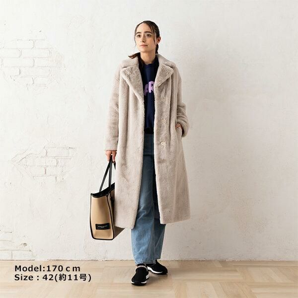 ヘルノ コート レディース HERNO CA000543D 12422 SOFT FAUX FUR | AXES