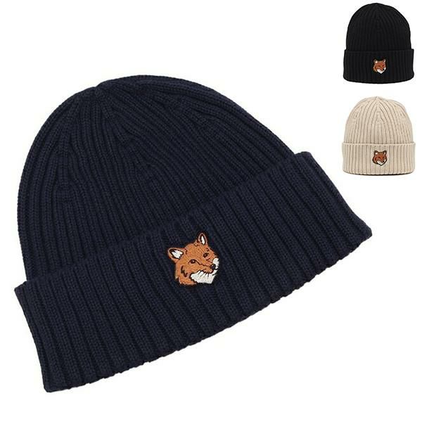 ★新品未使用★ maison kitsune メゾンキツネ ニット帽 ビーニー MAISON KITSUNE（メゾン キツネ） ニット帽 PW06103KT1140 メンズ