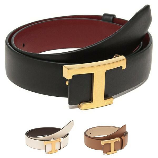 トッズ ベルト Tタイムレス リバーシブル 幅3cm レディース メンズ