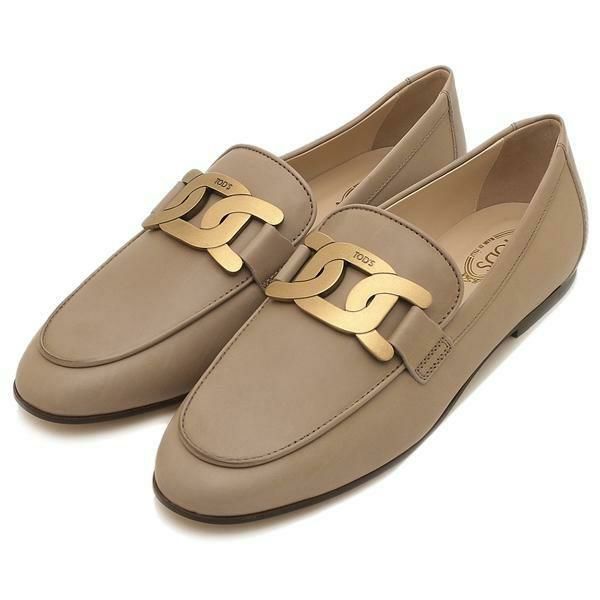 トッズ ローファー ケイト KATE フラットシューズ レザー 靴 メタル