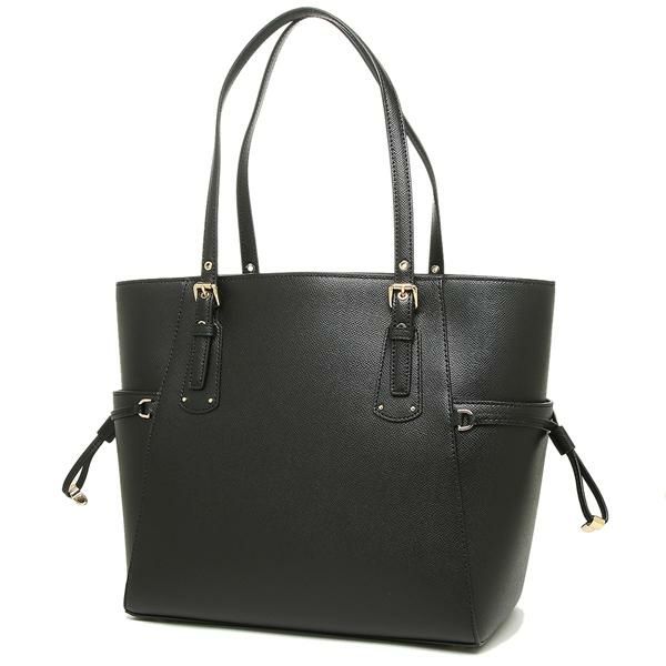 マイケルコース バッグ MICHAEL KORS 30H7GV6T9L 001 EW SIGNATURE TOTE VOYAGER レディース トートバッグ 無地 BLACK 黒 詳細画像