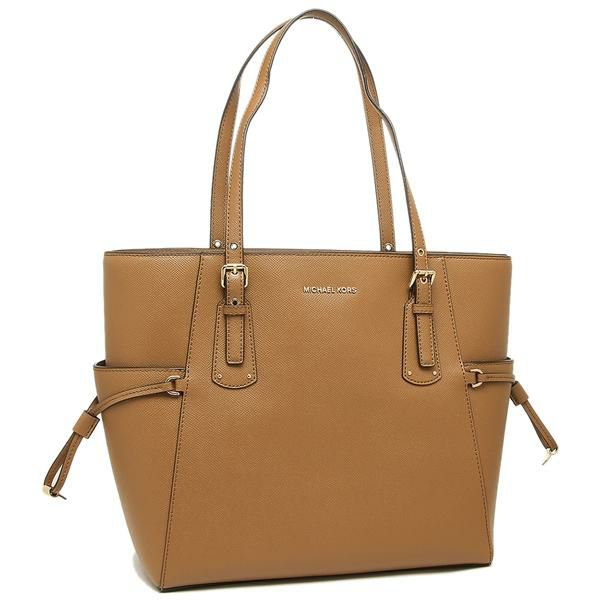 マイケルコース バッグ MICHAEL KORS 30H7GV6T9L 203 EW SIGNATURE TOTE VOYAGER レディース トートバッグ 無地 ACORN 茶色