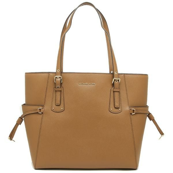 マイケルコース バッグ MICHAEL KORS 30H7GV6T9L 203 EW SIGNATURE TOTE VOYAGER レディース トートバッグ 無地 ACORN 茶色 詳細画像