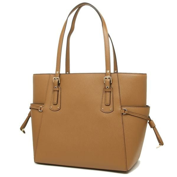 マイケルコース バッグ MICHAEL KORS 30H7GV6T9L 203 EW SIGNATURE TOTE VOYAGER レディース トートバッグ 無地 ACORN 茶色 詳細画像