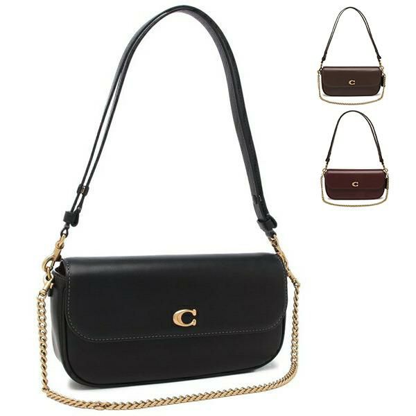 コーチ ショルダーバッグ ブルック フラップ チェーンバッグ ワン